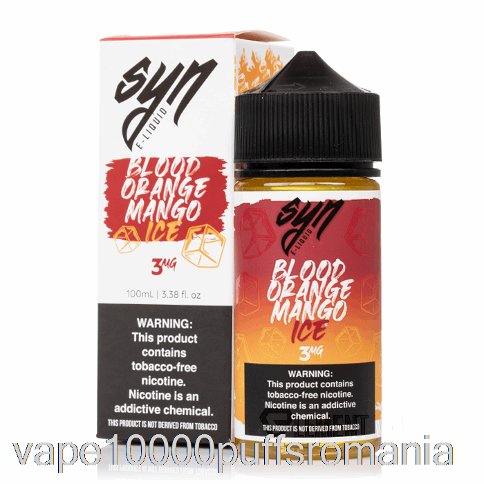 Vape Romania Ice Sange Portocala Mango - Syn Liquids - 100ml 6mg